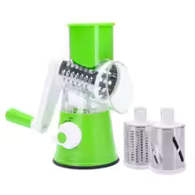 Multifunctional Vegetable Slicer Shredder Cutter – Manual Kitchen Vegetable Chopper, Grater & Cutting Tool